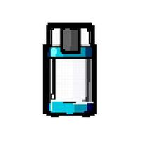 cibo caffè macinino elettrico gioco pixel arte vettore illustrazione