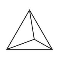 vettore icona geometria