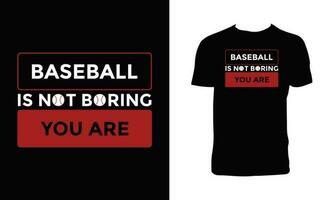 baseball vettore grafico t camicia design.
