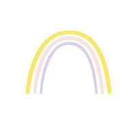 arcobaleno icona vettore. arco illustrazione cartello. iris simbolo o logo. vettore