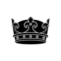 corona vettore icona. re illustrazione cartello. Regina simbolo. monarchia marchio.