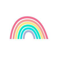 arcobaleno icona vettore. arco illustrazione cartello. iris simbolo o logo. vettore