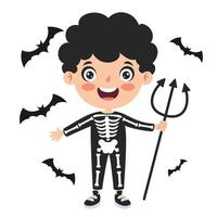 carino banner di halloween vettore