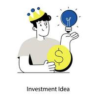 di moda investimento idea vettore