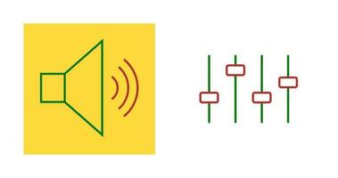 volume controllo vettore icona