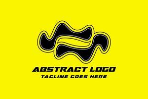 astratto design logo, adatto per un' logo, icona, o t -camicia design. con nero e bianca Linee. semplice e significativo. vettore