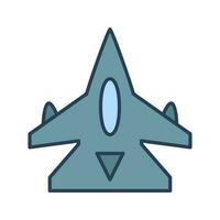 icona vettore aereo da caccia