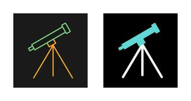 icona di vettore del telescopio