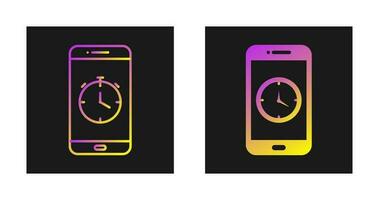 orologio App vettore icona