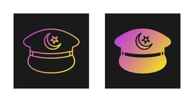 militare cappello vettore icona