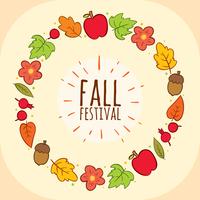 Fall Frame Frame Vector