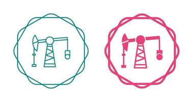 pumpjack vettore icona