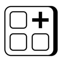 modificabile design icona di Inserisci App vettore