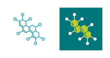 icona del vettore della molecola