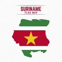 bandiera mappa del suriname vettore