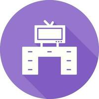 televisione impostato con vettore icona