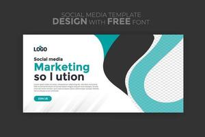 post template digital business marketing social media banner e square flyer poster modificabile promozione web aziendale banner storie annunci vettore