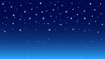 sfondo colorato cielo stellato notturno vettore