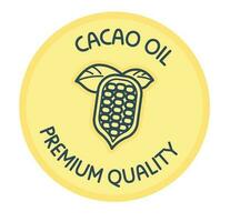 premio qualità cacao olio per cosmetici, vettore