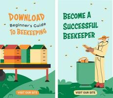 Scarica principianti guida per apicoltura visitare memorizzare vettore