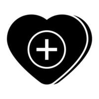 un icona design di Inserisci cuore vettore