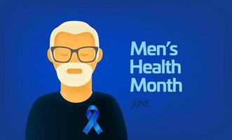 mese internazionale della salute maschile vettore