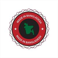 fatto nel bangladesh vettore fiducia distintivo logo design. fatto nel il bangladesh logo
