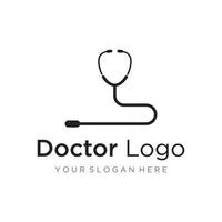 medico stetoscopio logo modello design per Salute cura con creativo idea. vettore illustrazione.