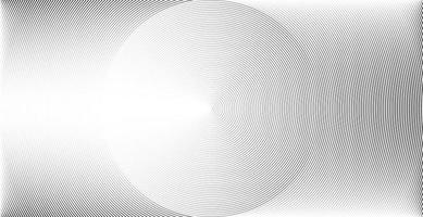modello di linea astratta dell'onda sonora del cerchio concentrico vettore