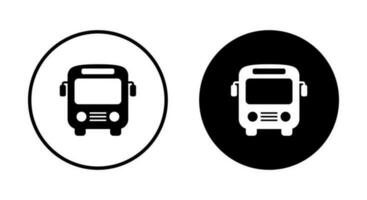 autobus icona vettore. pubblico trasporto cartello simbolo vettore