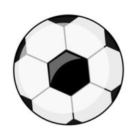 calcio palla isolato su bianca vettore