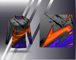 gli sport maglia e maglietta modello gli sport design per calcio da corsa gioco maglia vettore