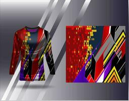 gli sport maglia e maglietta modello gli sport design per calcio da corsa gioco maglia vettore