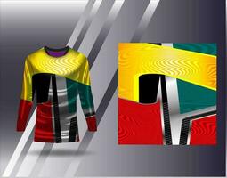 gli sport maglia e maglietta modello gli sport design per calcio da corsa gioco maglia vettore