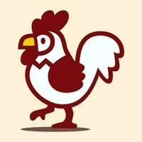 pollo icona vettore arte, illustrazione e grafico