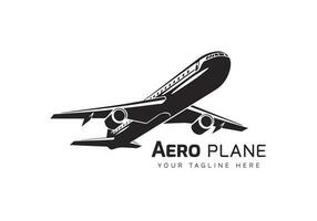 aero aereo o aereo volo volante minimo logo silhouette vettore