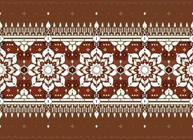 geometrico e mandala etnico tessuto modello per stoffa tappeto sfondo sfondo involucro eccetera. vettore