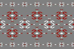 etnico ikat senza soluzione di continuità modello nel tribale. azteco geometrico etnico ornamento Stampa. ikat modello stile. vettore