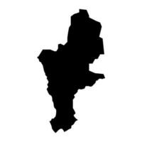 premio quartiere carta geografica, quartieri di Kosovo. vettore illustrazione.