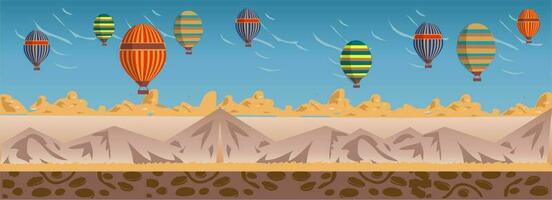 Cappadocia gioco sfondo vettore