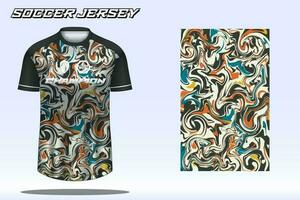 calcio maglia sport maglietta design modello per calcio club vettore