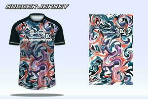 calcio maglia sport maglietta design modello per calcio club vettore