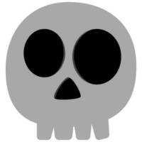 cranio Halloween spaventoso orrore vettore