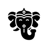 Ganesha icona per il tuo sito web, mobile, presentazione, e logo design. vettore