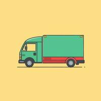 consegna camion. consegna servizio concetto. vettore illustrazione.