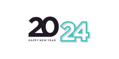 2024 logo design illustrazione con moderno creativo idea vettore
