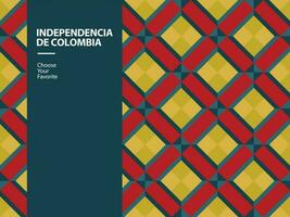 indipendencia de Colombia bandiera evento orgoglio vettore viaggio giallo vacanza elemento la libertà nazionale arte