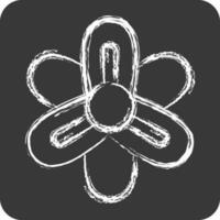 icona giacinto. relazionato per fiori simbolo. gesso stile. semplice design modificabile. semplice illustrazione vettore