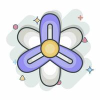icona giacinto. relazionato per fiori simbolo. comico stile. semplice design modificabile. semplice illustrazione vettore
