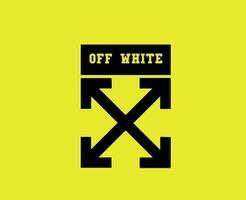 bianco simbolo logo con nome bianca Abiti design icona astratto vettore illustrazione con giallo sfondo